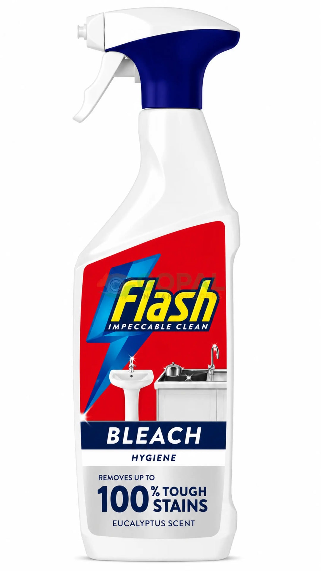 Flash Impeccable Clean Bleach Hygiene Spray 500ml - Cleaning Products