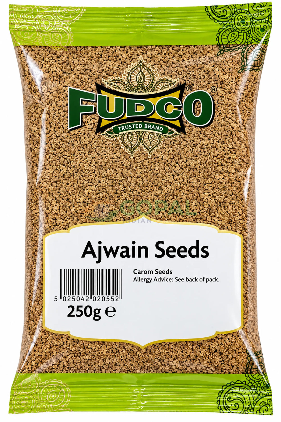Fudco Ajwain Seeds 250g - Whole Spices