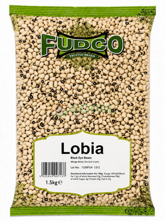 Fudco Black Eye Beans 1.5kg - Beans & Peas