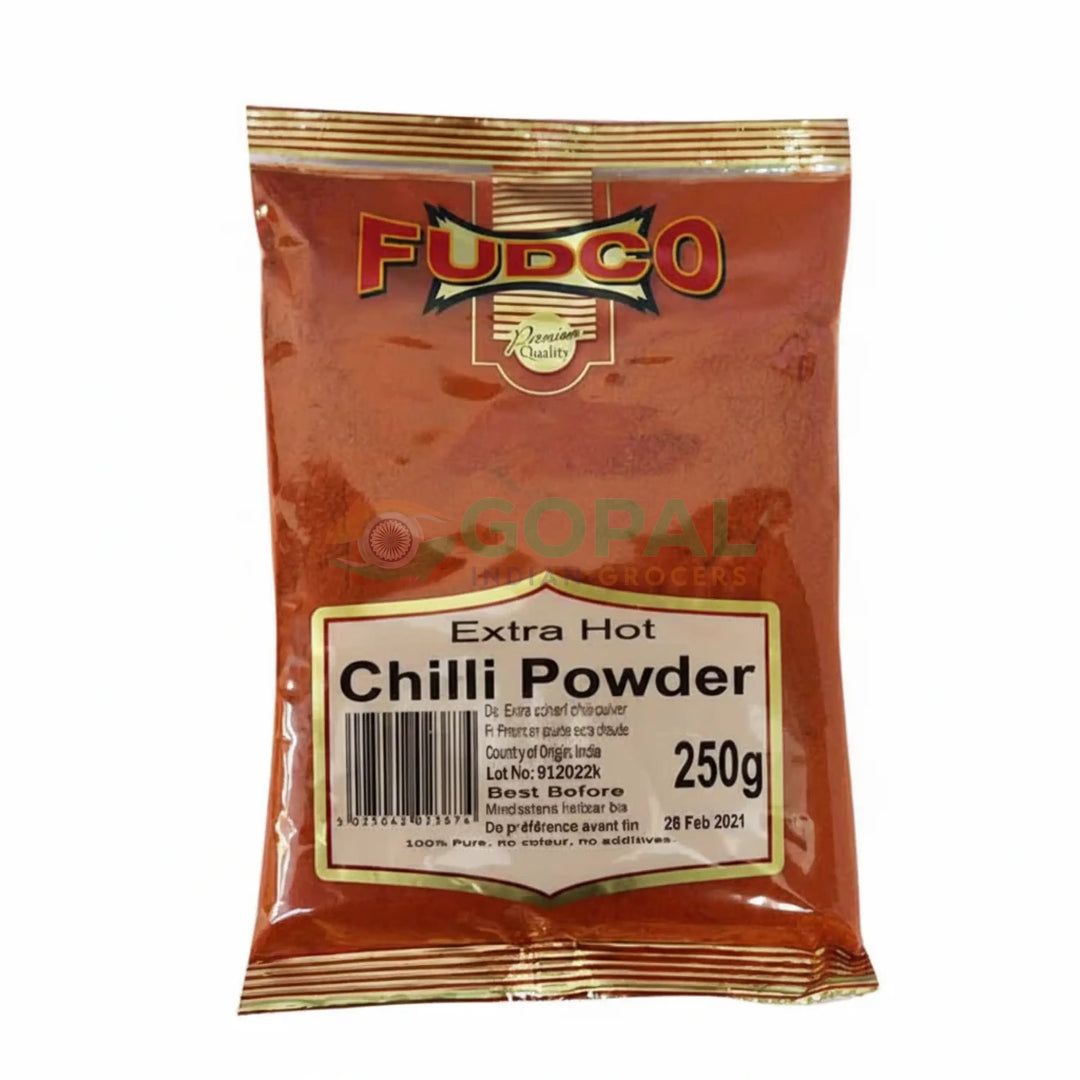 Fudco Chilli Powder Extra Hot 250g - Ground Spices