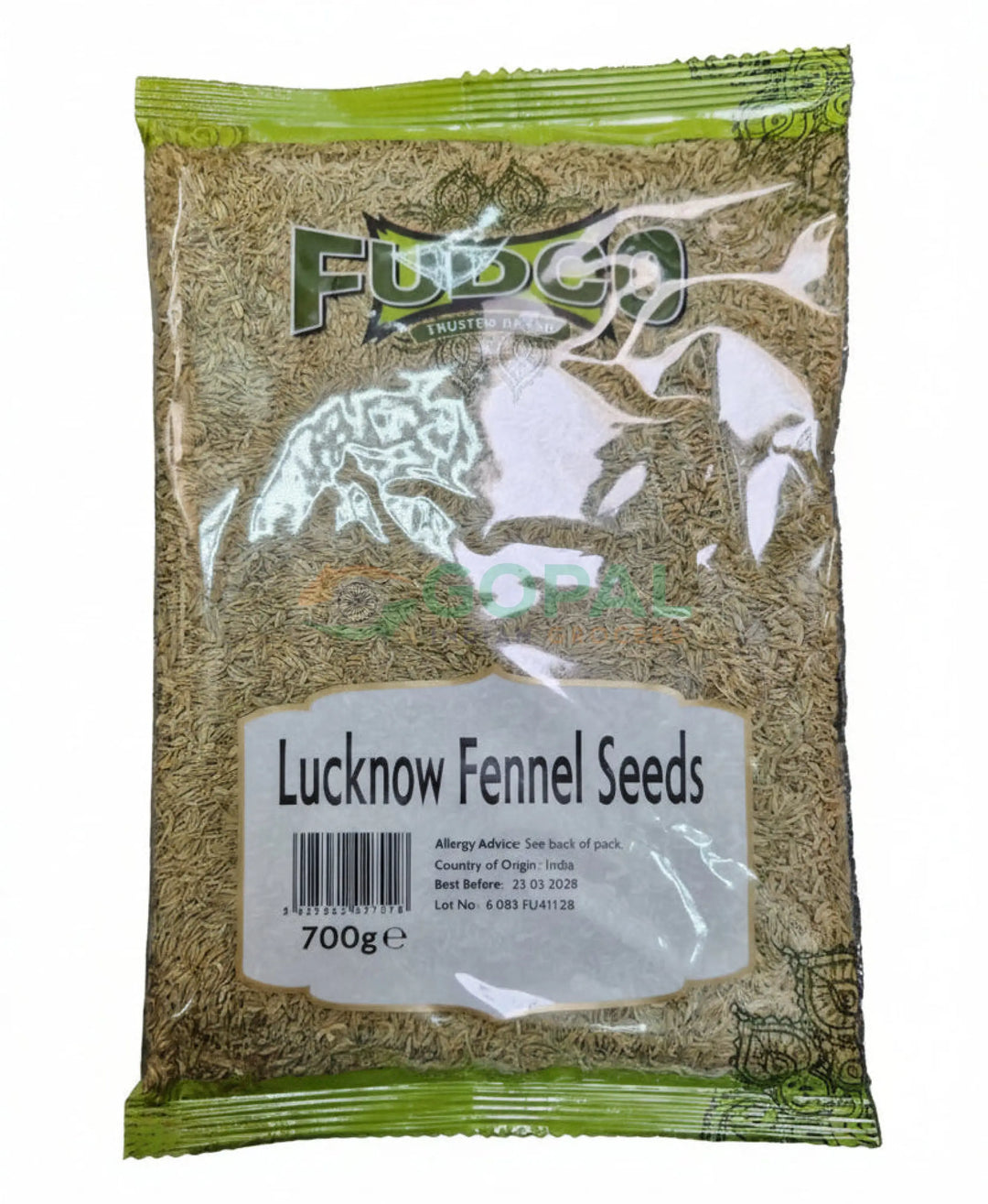 Fudco Fennel Seeds Lucknow Thin 700g - Fennel Seeds