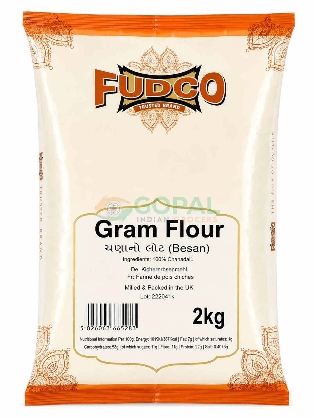 Fudco Gram Flour (Besan) 2Kg - Besan / Gram Flours