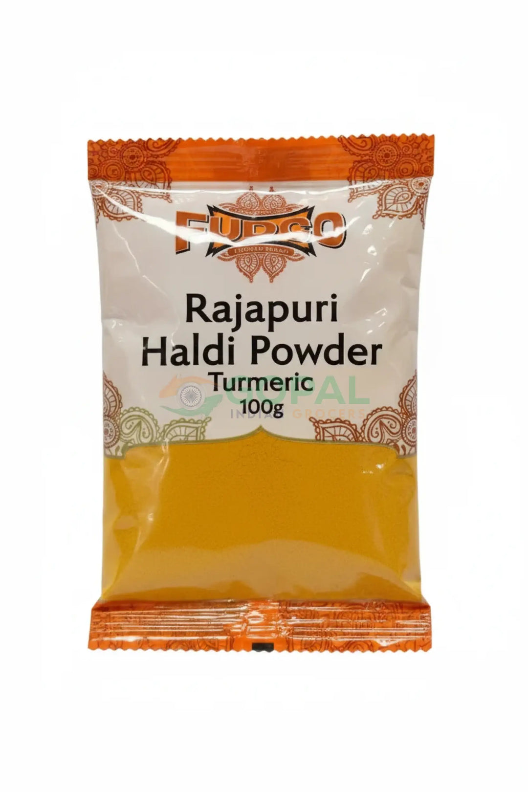 Fudco Haldi Powder Rajapuri 100g - Ground Spices