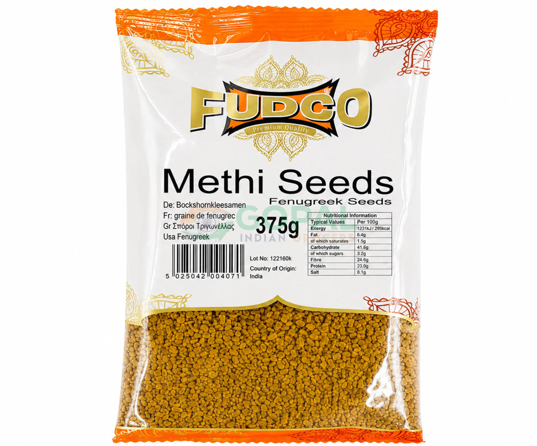 Fudco Methi (Fenugreek) Seeds 375g - Seeds