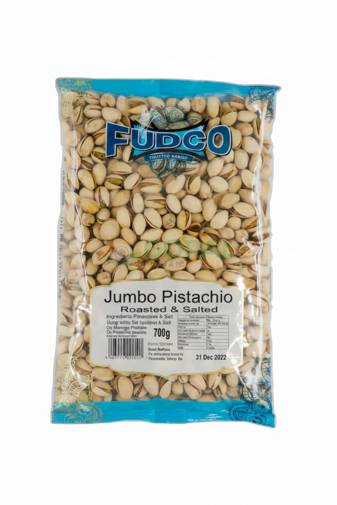 FUDCO PISTACHIO R/SALTED JUMBO 700g