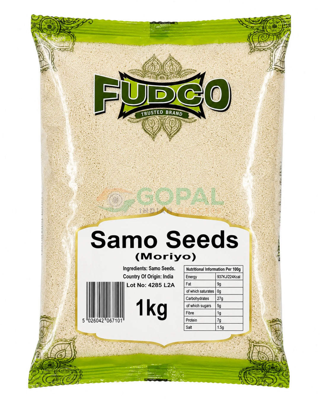 Fudco Samo Seeds (Moriyo) 1Kg - Samo (Moraiyo)