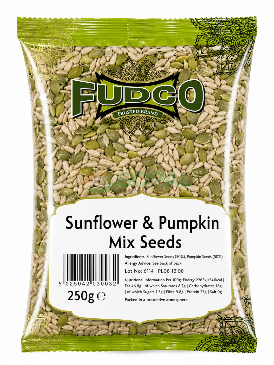 Fudco Sunflower & Pumpkin Mix Seeds 250g - Seeds