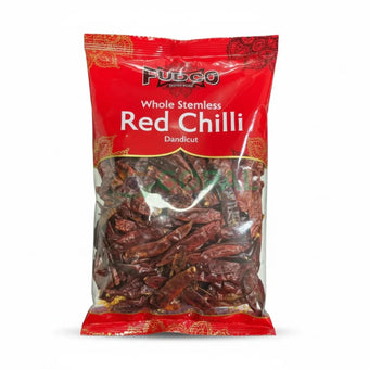 Fudco Whole Stemless Red Chilli (Dandicut) 100g - Whole Spices