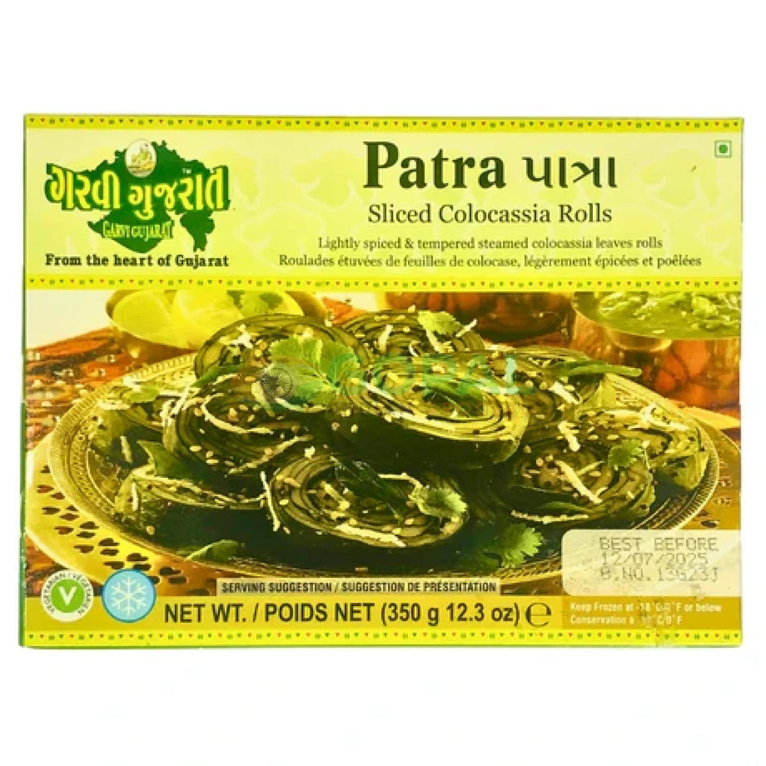 Garvi Gujarat Patra Slices 350g - Frozen Snacks