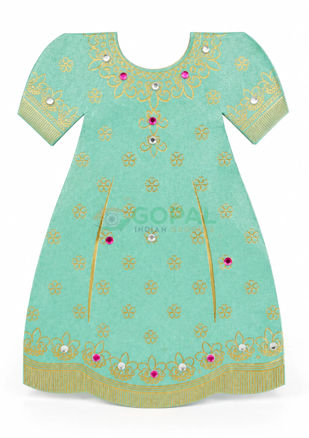 Gift Envelops For Baby Girl (Dress Shape) Single Pack - Festival Related Products