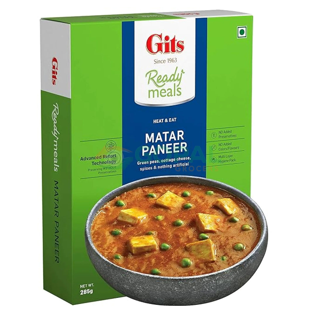 Gits Ready Meals Matar Paneer (Tofu) 285g - Ready Meals
