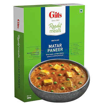 Gits Ready Meals Matar Paneer (Tofu) 285g - Ready Meals