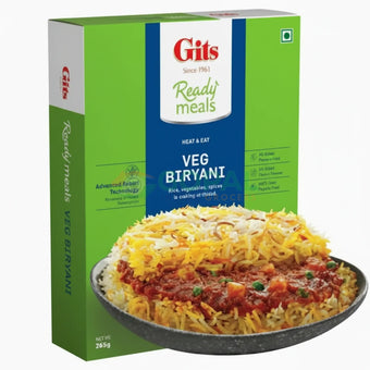 Gits Ready Meals Veg Biryani 265g - Ready Meals