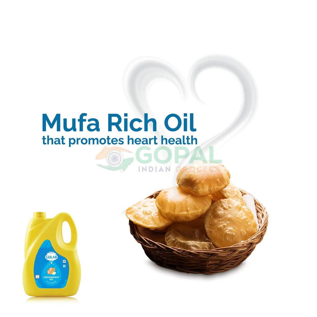 Gulab Groundnut Oil 5 Lit - Oils