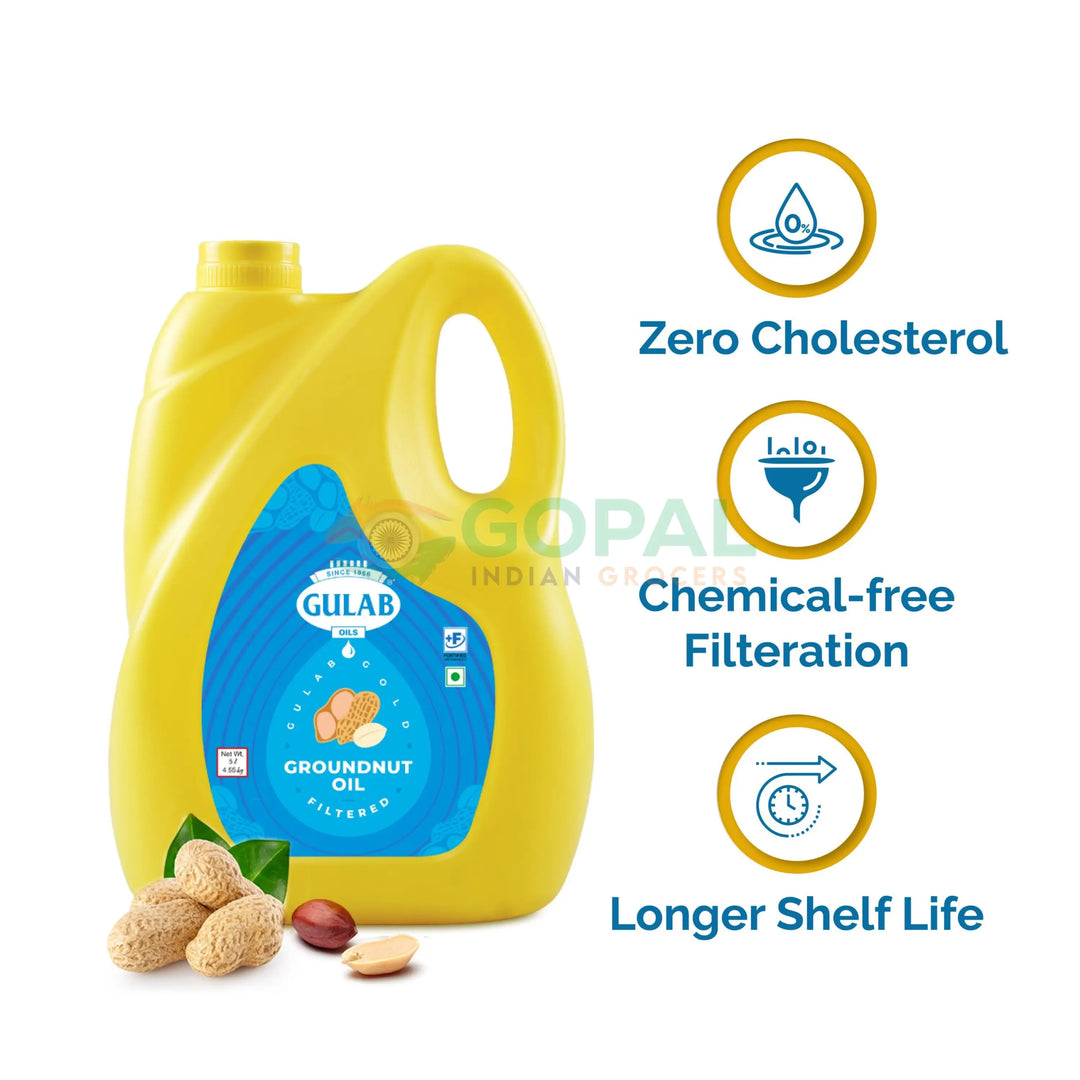 Gulab Groundnut Oil 5 Lit - Oils
