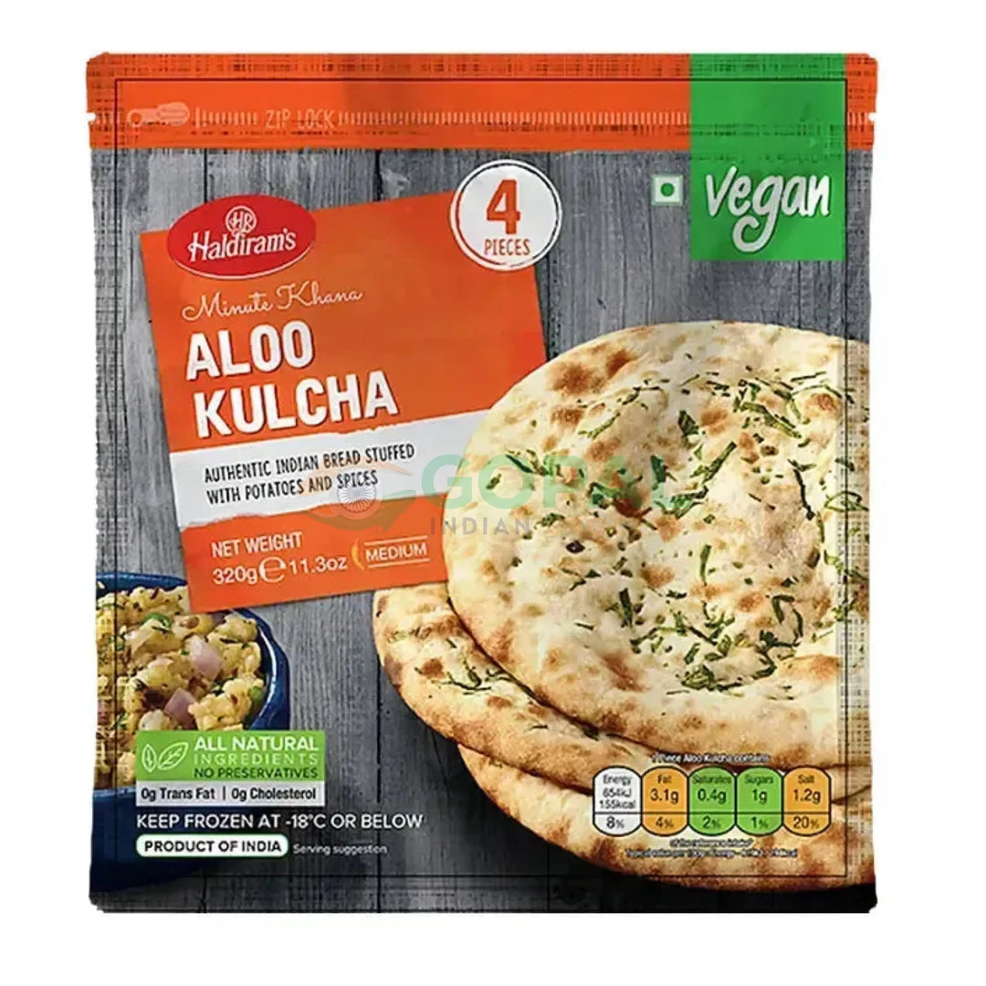 Haldiram Aloo Kulcha Paratha 320g - Parathas Chapatties & Naan