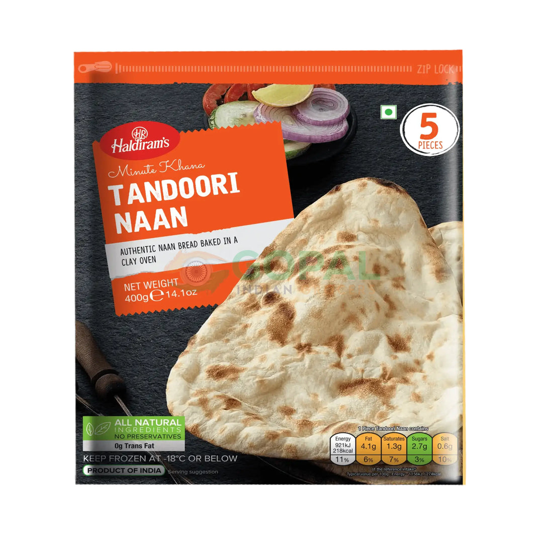 Haldiram Frz Tandoori Naan 5 pcs