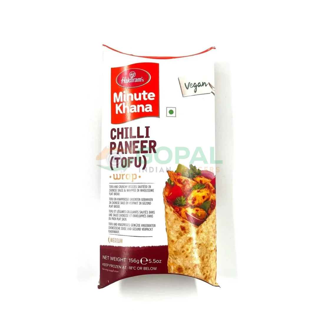 Haldiram MK Chilli Paneer Tofu Wrap 156g - Frozen Snacks