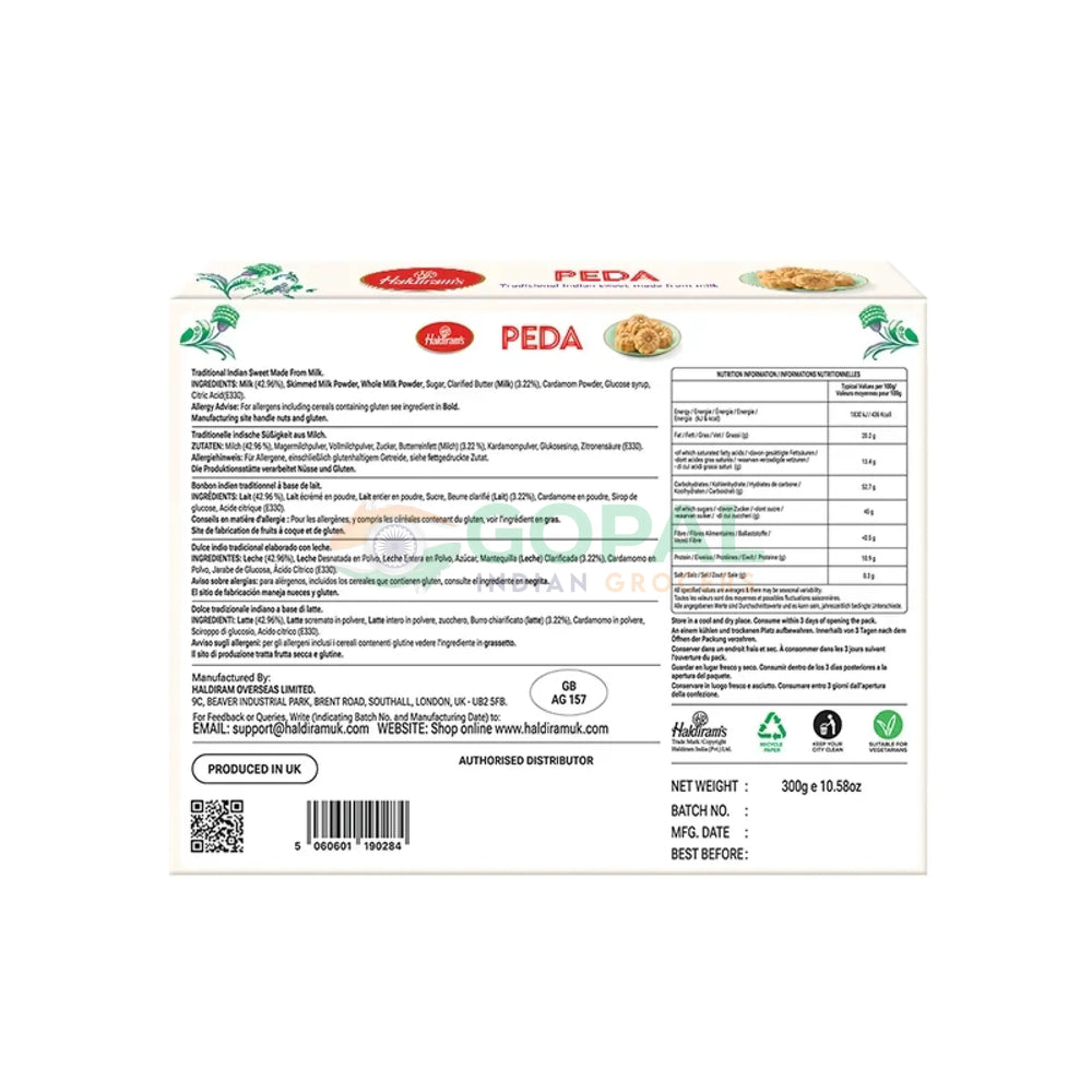 Haldiram Peda 300g - Mithai