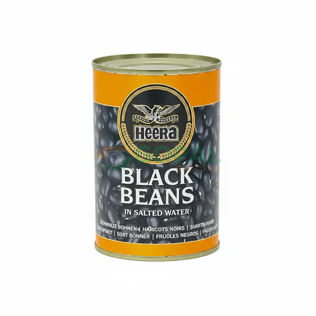 Heera Black Beans 400g - Canned Beans
