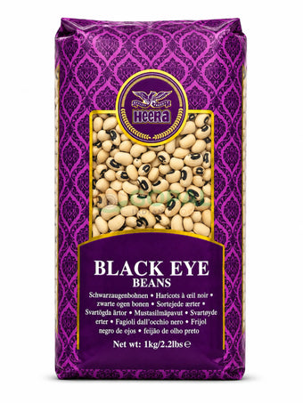 Heera Black Eye Beans 1Kg - Beans & Peas
