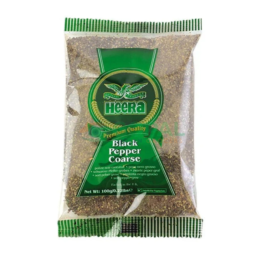 Heera Black Pepper Coarse 100g - Ground Spices