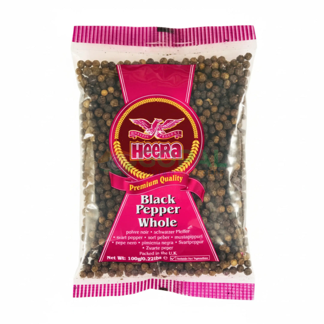 HEERA BLACK PEPPER WHOLE 100g