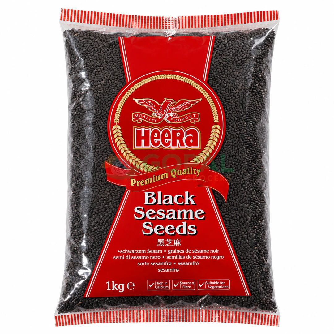 Heera Black Sesame Seeds 1kg - Sesame Seeds