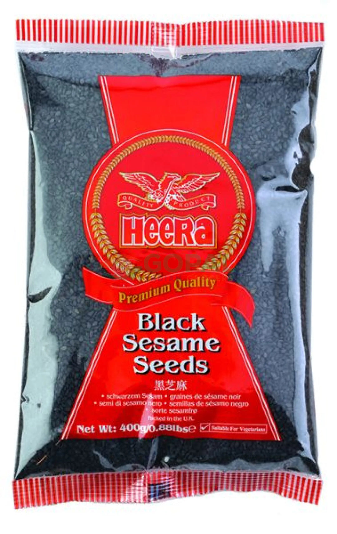 Heera Black Sesame Seeds 400g - Sesame Seeds