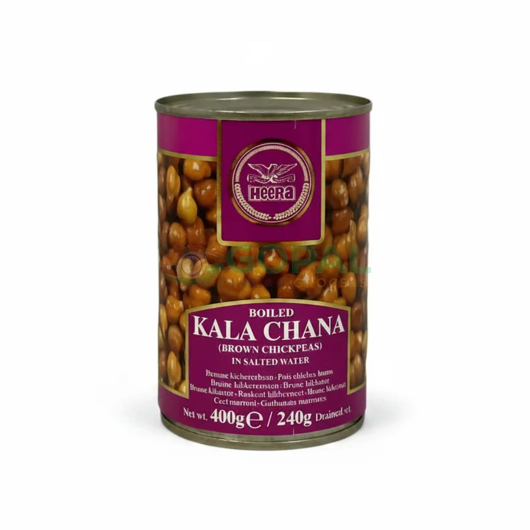 Heera Boiled Kala Chana 400g - Canned Beans