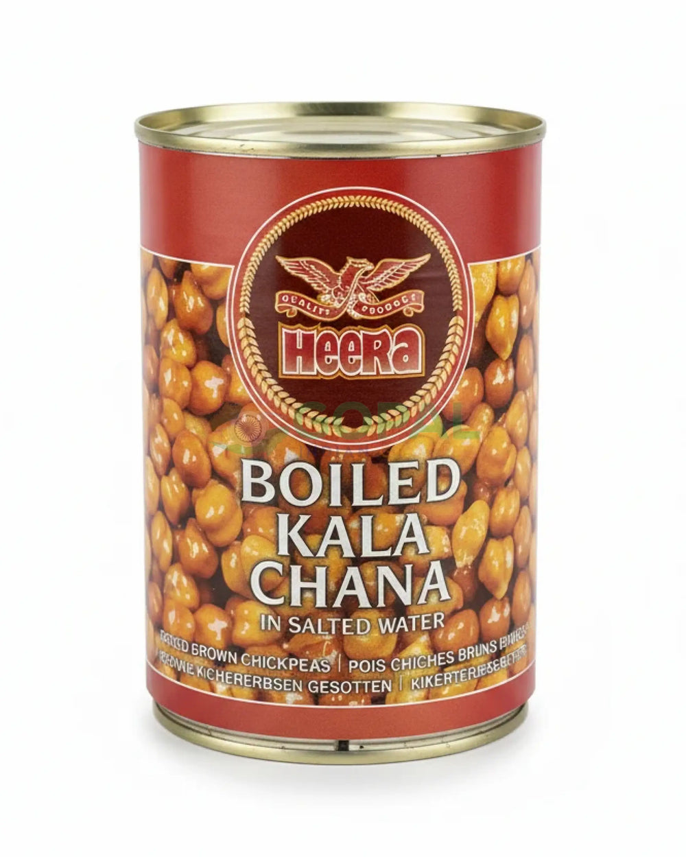 Heera Boiled Kala Chana 400g - Canned Beans