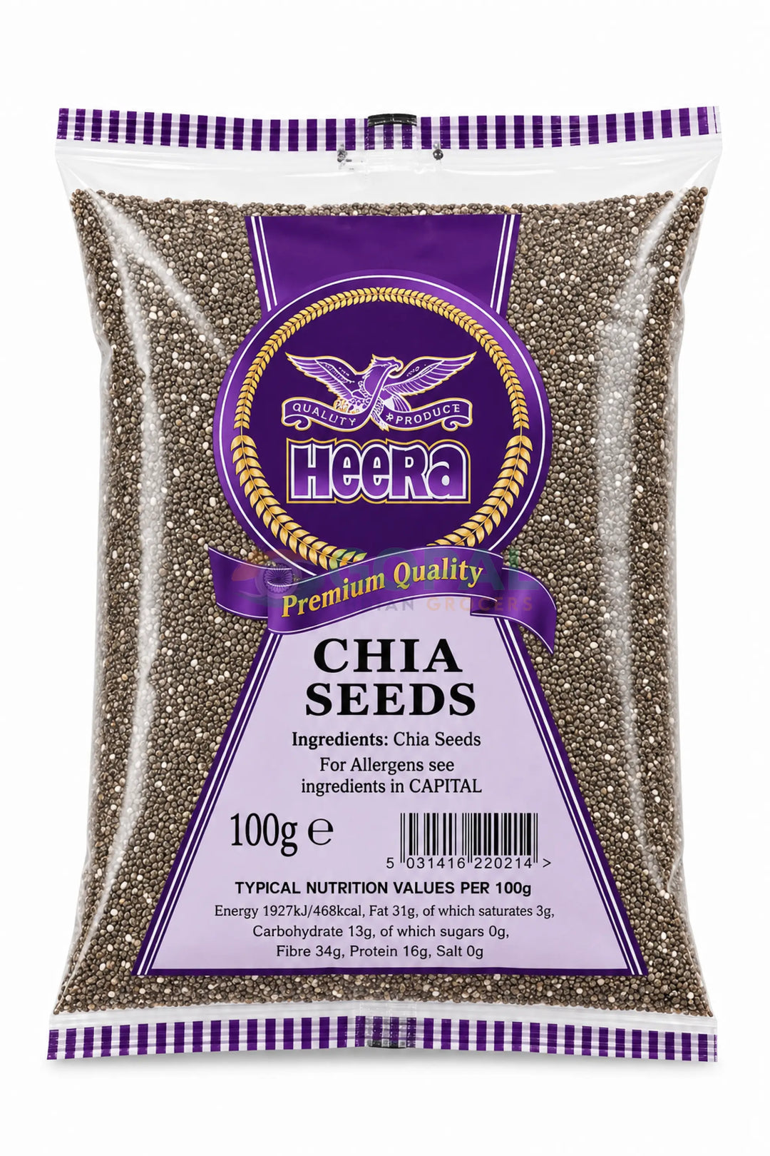 Heera Chia Seeds 100g - Seeds