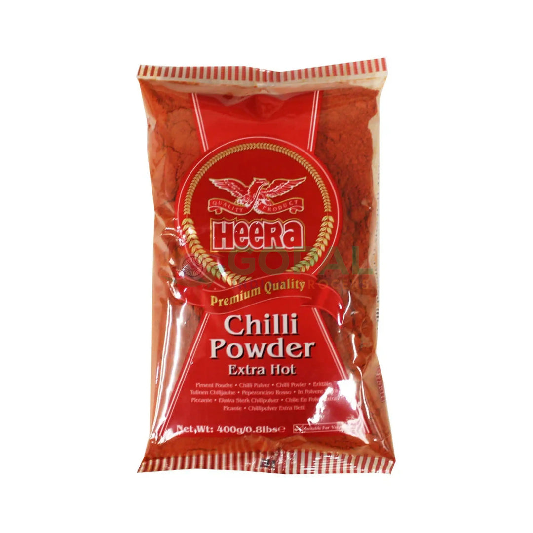 Heera Chilli Powder Extra Hot 400g - Ground Spices