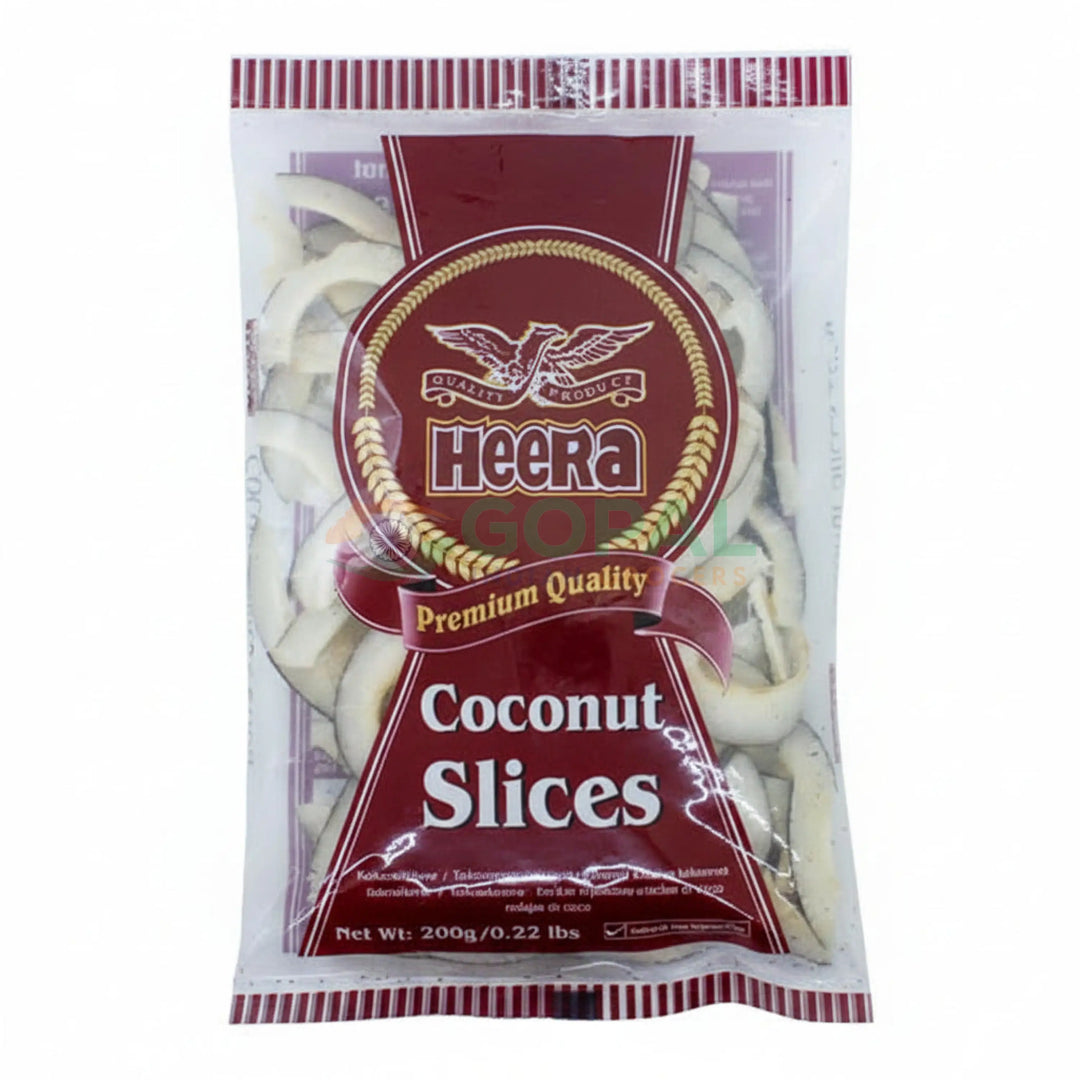 Heera Coconut Slices (With Skin) 200g - Dried Fruits