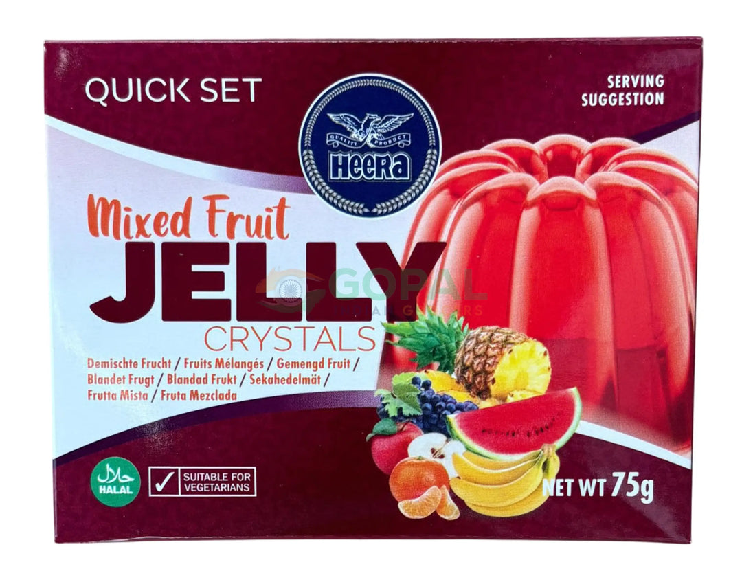 Heera Crystal Jelly Mixed Fruit 75g - Jelly