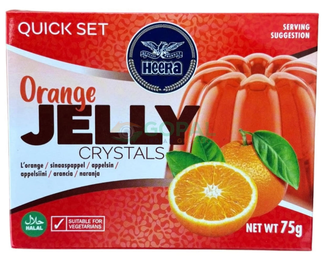 Heera Crystal Jelly Orange 75g - Jelly