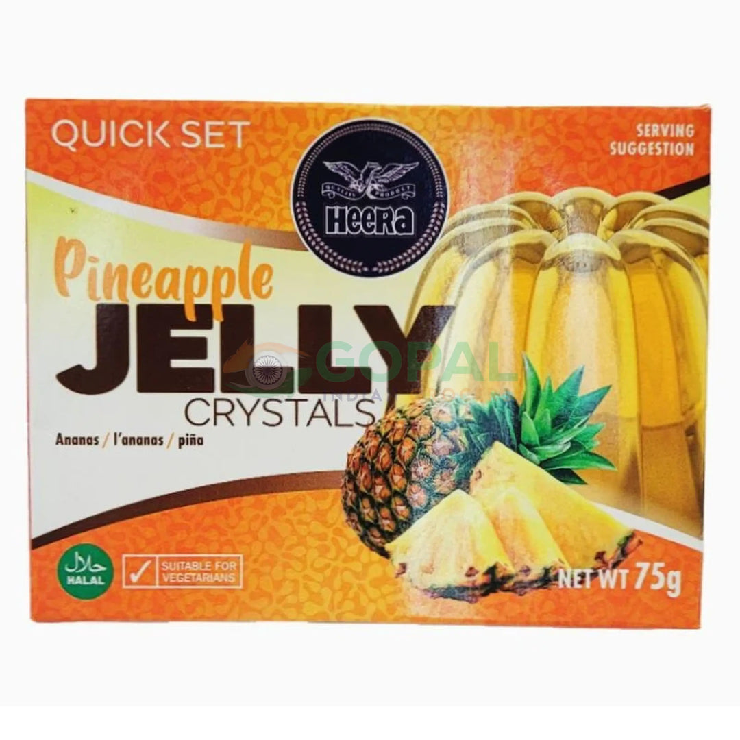 Heera Crystal Jelly Pineapple 75g - Jelly