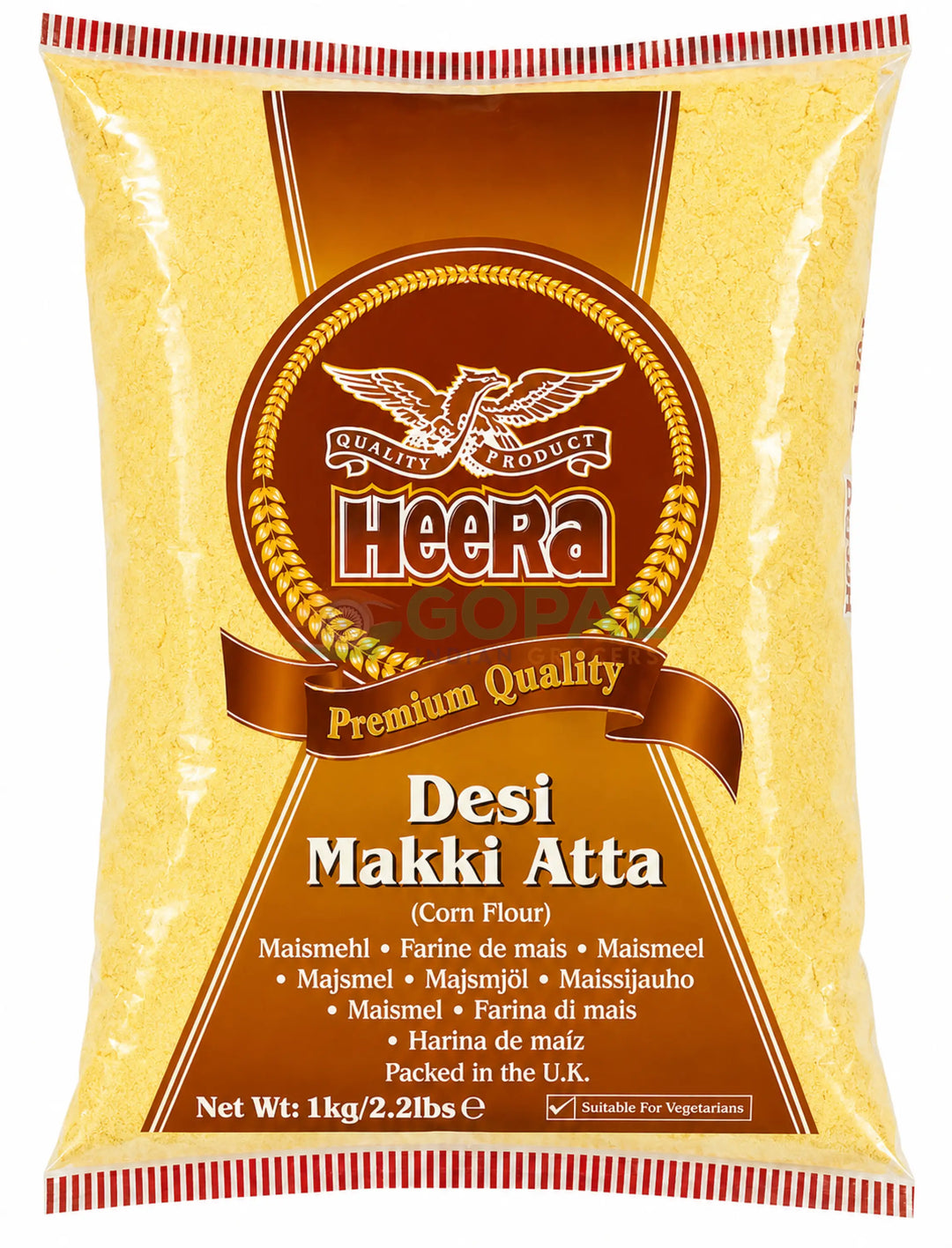 Heera Desi Makki Atta 1kg - Desi Makki Atta