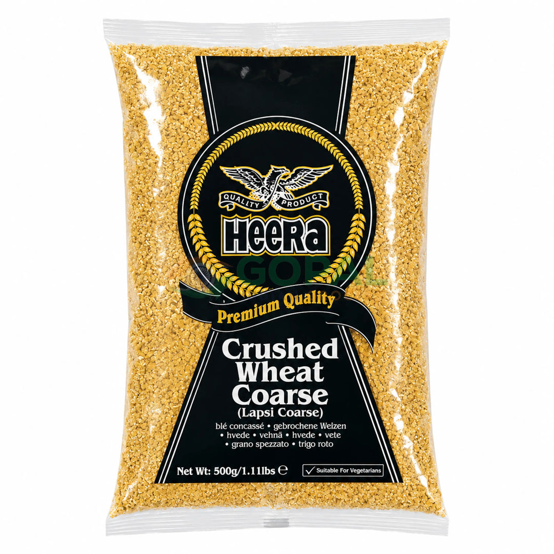 Heera Lapsi Coarse (Broken Wheat) Indian 500g - Other Flours