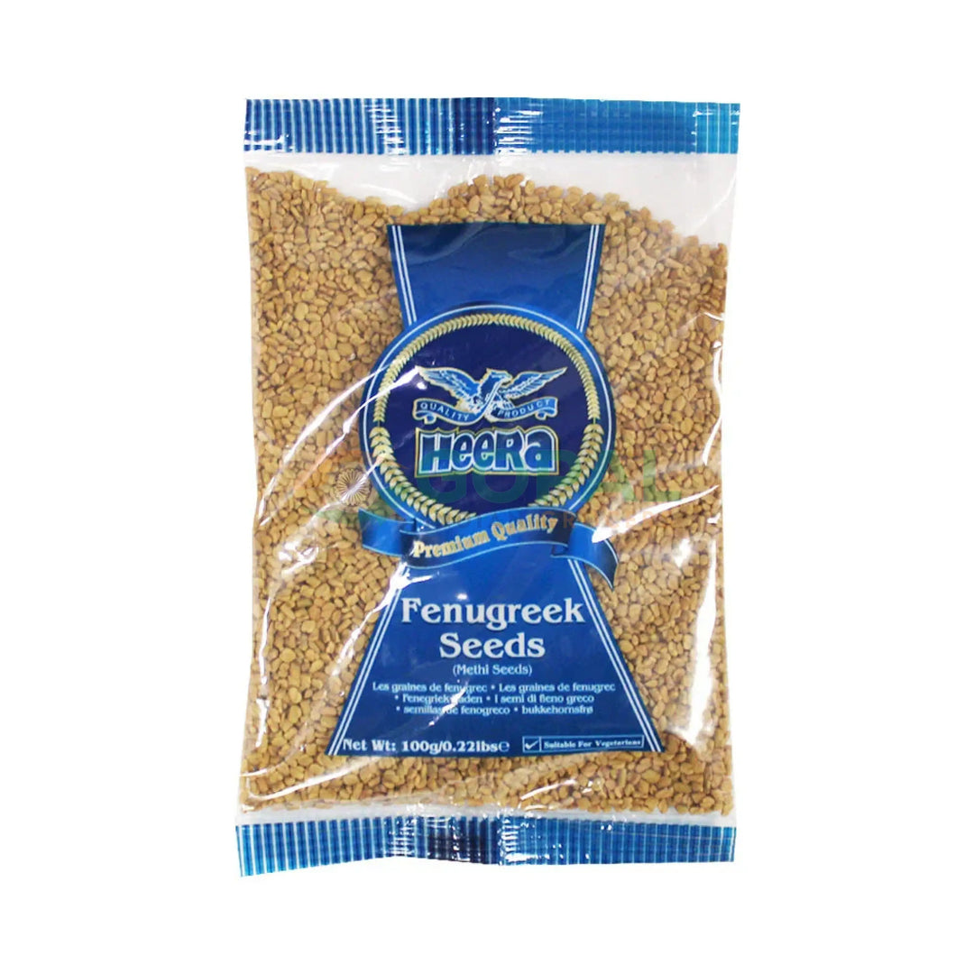 Heera Methi Seeds (Fenugreek) 100g - Whole Spices