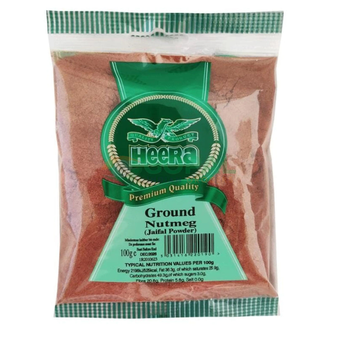 Heera Nutmeg Powder 100g - Ground Spices