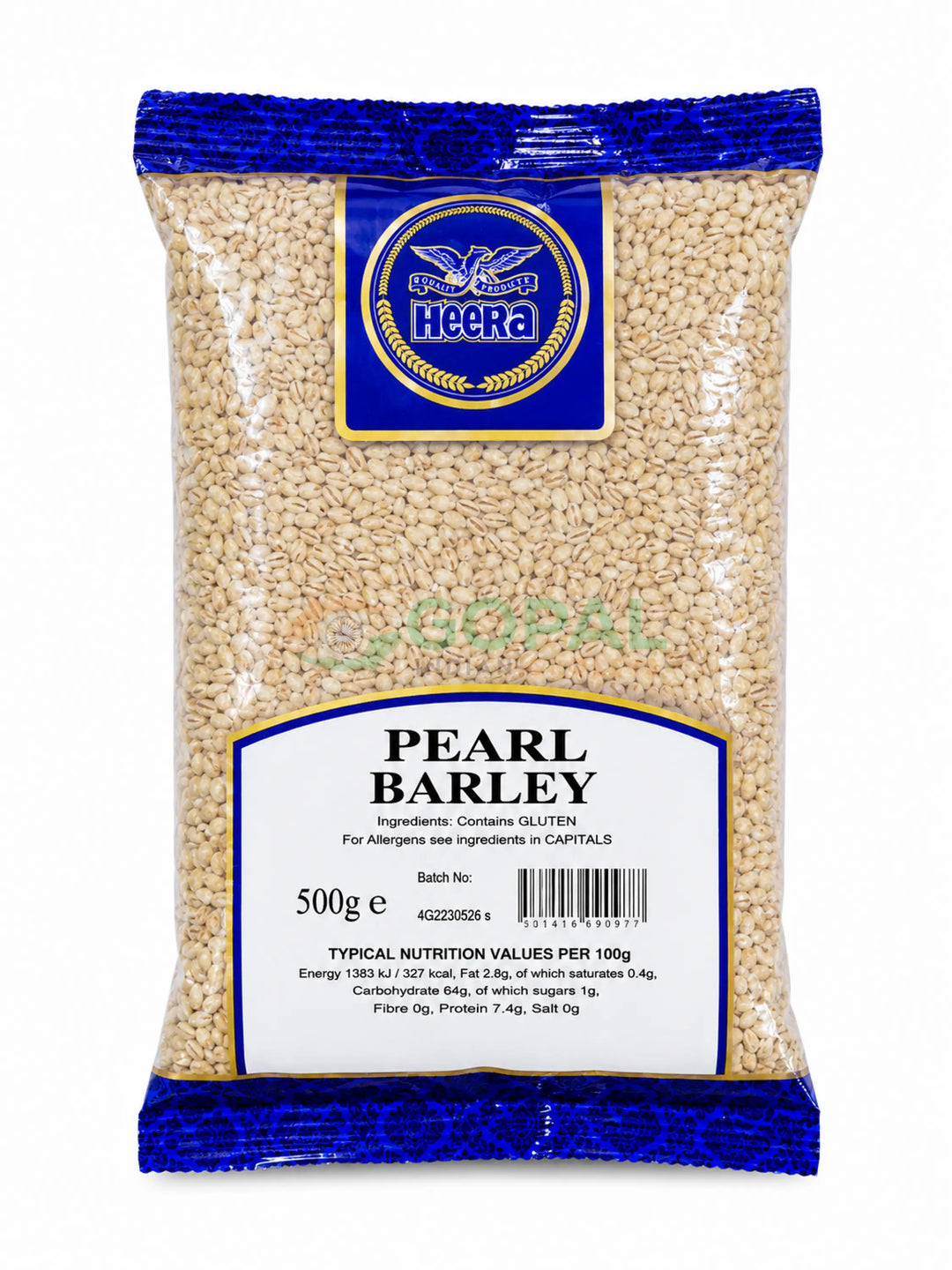 Heera Pearl Barley 500g - Whole Grain
