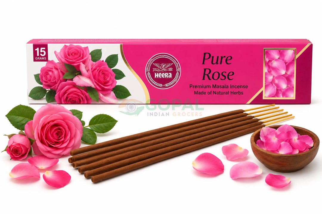 Heera Pure Rose Incense Sticks 15g - Incense / Dhoop