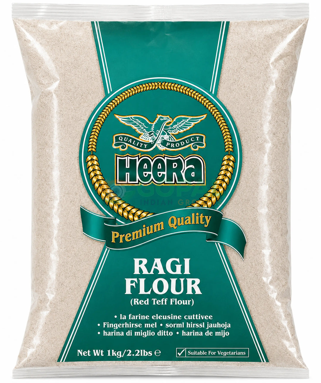 Heera Ragi Flour (Finger Millet) 1kg - Other Flours