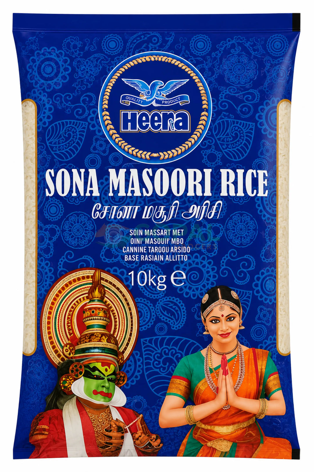 Heera Sona Masoori Rice 10Kg - Other Rices
