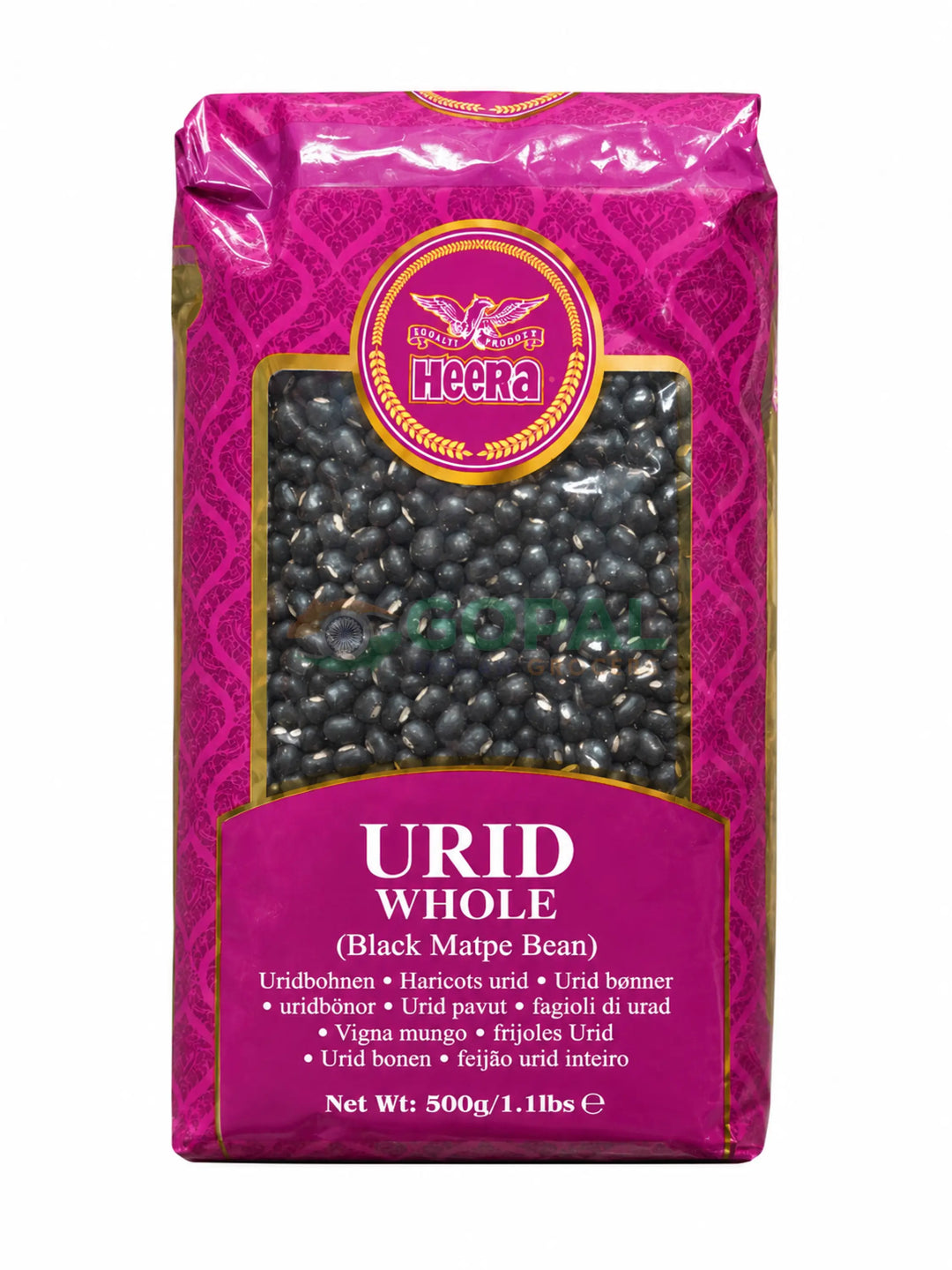 Heera Urid Whole 500g - Beans & Peas