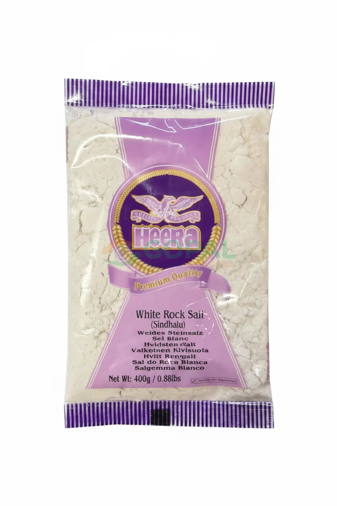 Heera White Rock Salt Powder (Sendha Namak) 400g - Salt