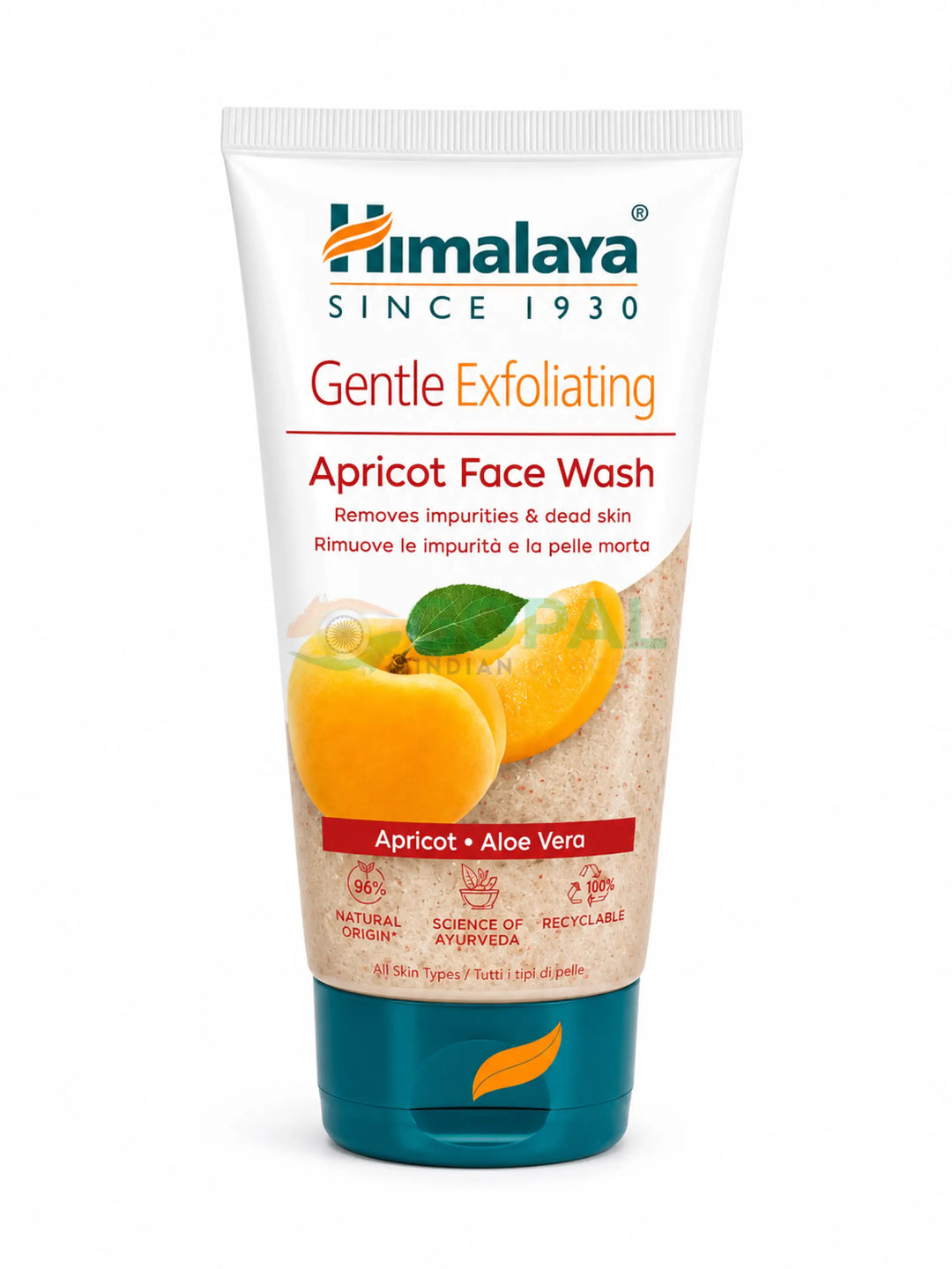 Himalaya Gentle Exfoliating Apricot Face Wash 150ml - Body Care