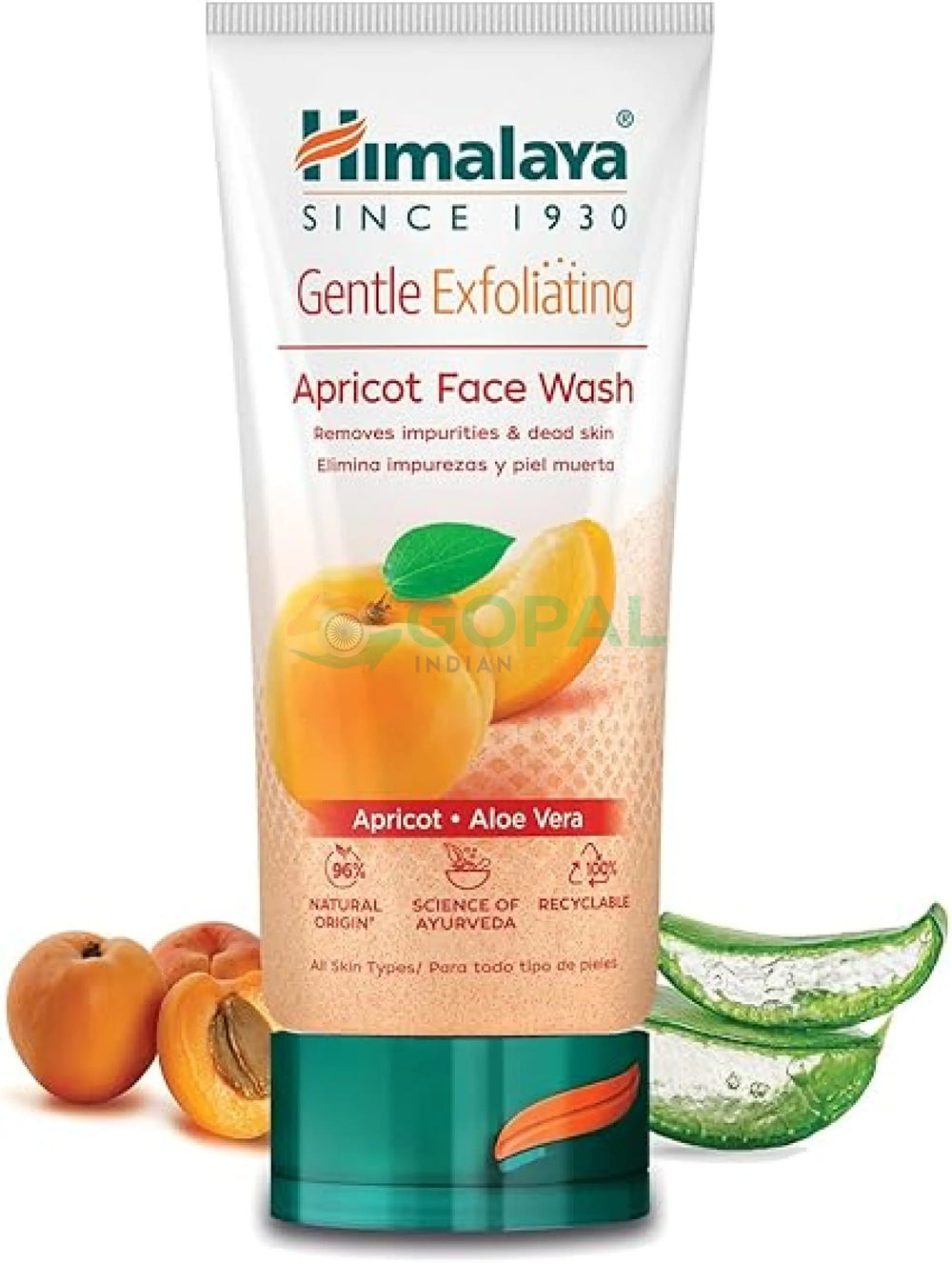 Himalaya Gentle Exfoliating Apricot Face Wash 150ml - Body Care