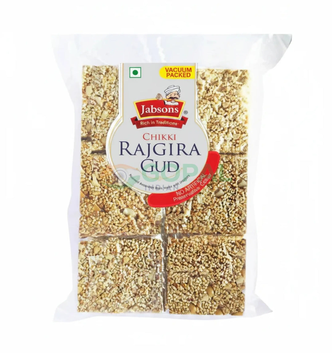 Jabsons Rajgira Gud Chikki 130g - Chikki